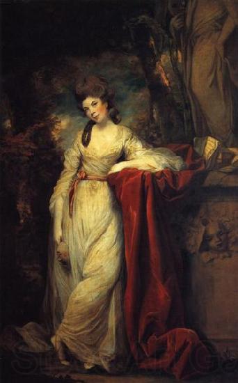 Sir Joshua Reynolds Portrait of Mrs Abington Spain oil painting art
